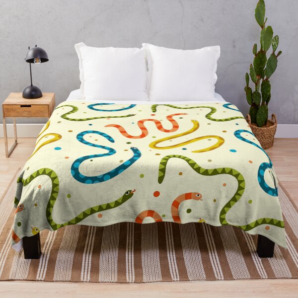 Item preview, Funky Colorful Snakes Pattern Retro designed and sold by trajeado14.