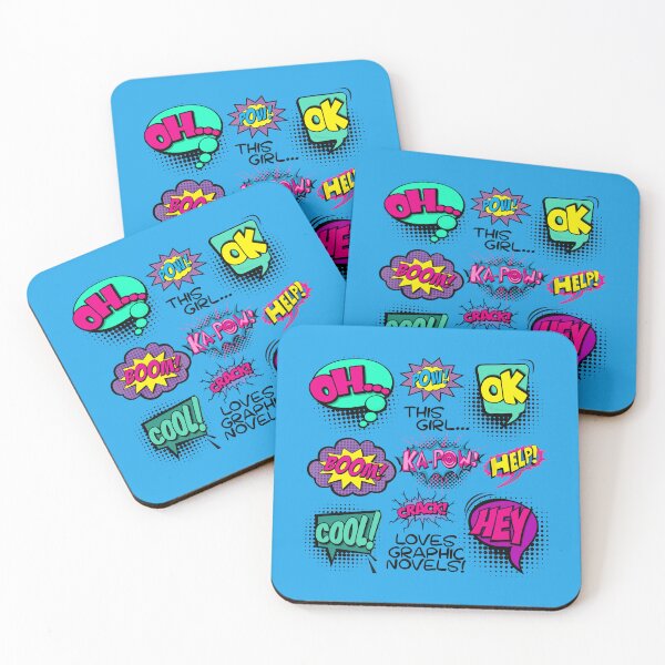 Item preview, This Girl Loves Graphic Novels! (on Blue) designed and sold by epinkb.