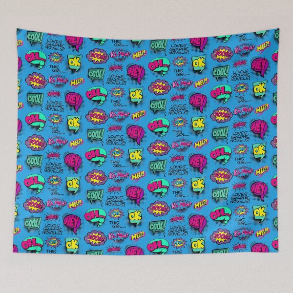Item preview, This Girl Loves Graphic Novels! (on Blue) designed and sold by epinkb.