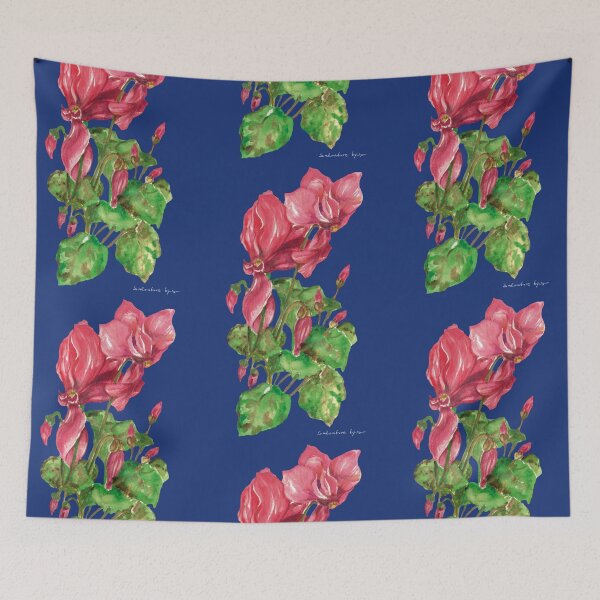 Item preview, Cyclamen - flowers design designed and sold by Modidali.