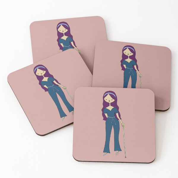 Item preview, Cute Girl With Cane (pink) designed and sold by misslovelymess.