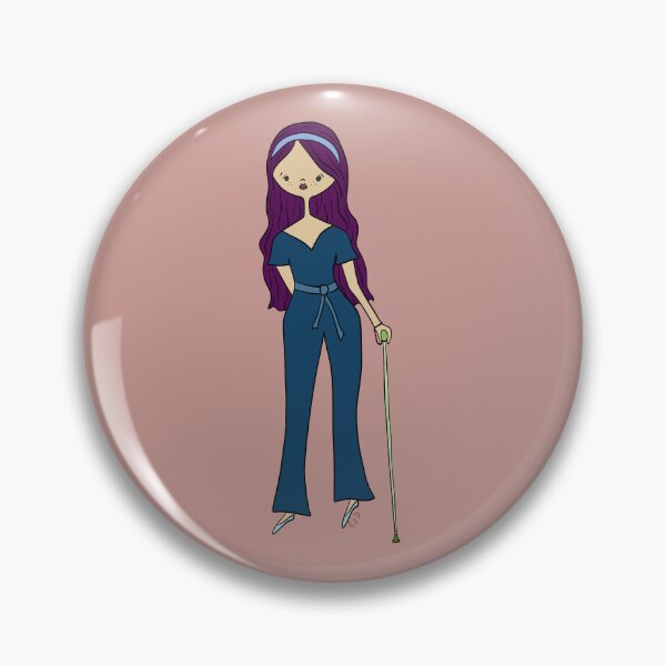 Item preview, Cute Girl With Cane (pink) designed and sold by misslovelymess.