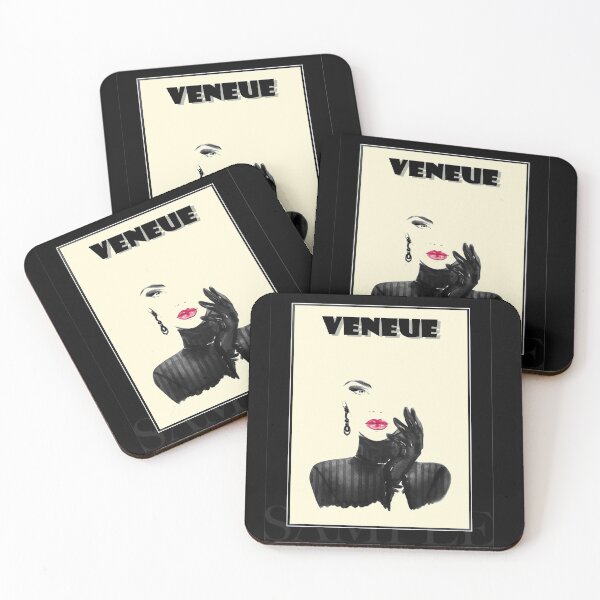 Item preview, VENEUE : Vintage Magazine Beautiful Face Advertising Print designed and sold by posterbobs.