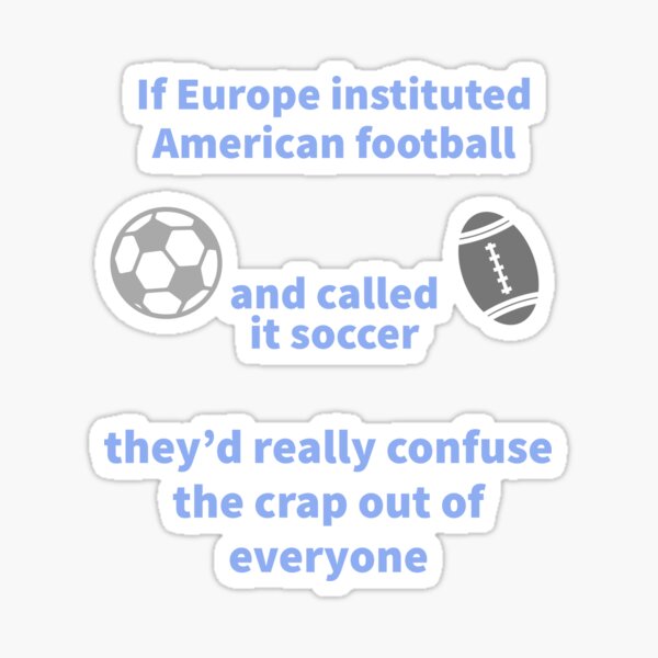 Football and Soccer Sticker