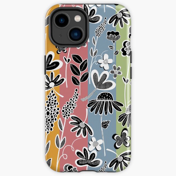 Rainbow retro iPhone Tough Case