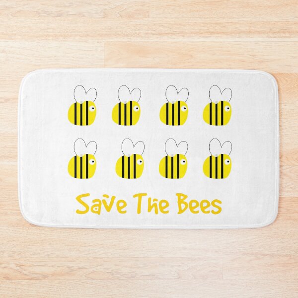 Item preview, Save The Bees - Save The Planet - Environmental Illustration - Cute Bees Design designed and sold by CamSkot.