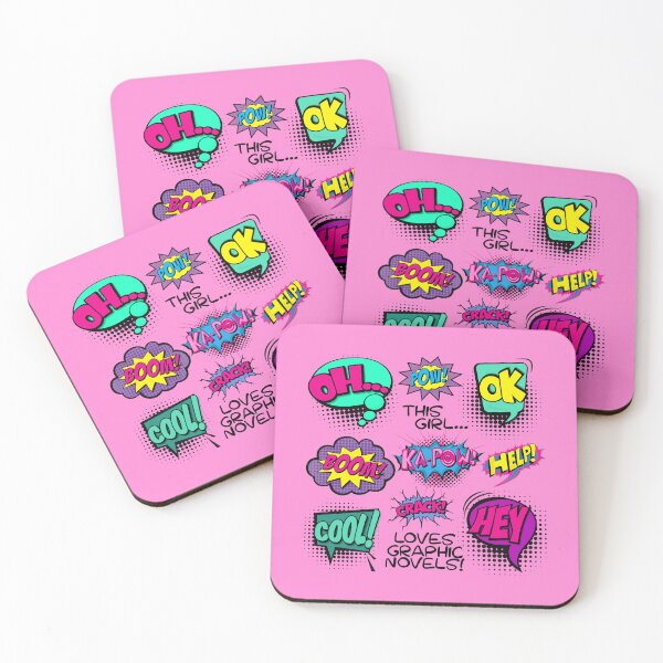 Item preview, This Girl Loves Graphic Novels! (on Pink) designed and sold by epinkb.