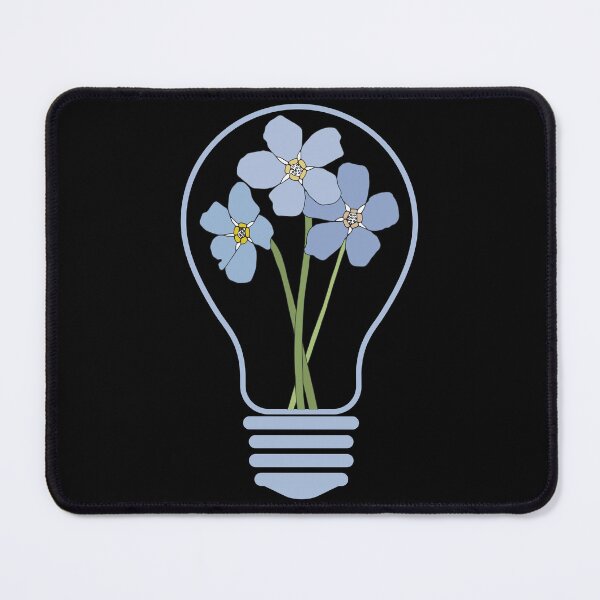 Item preview, Light bulb with violet flower designed and sold by ramazis.