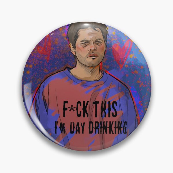 Item preview, Day-Drinking Castiel designed and sold by JackieDeeArt.