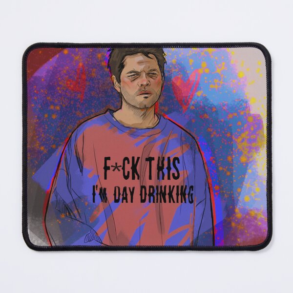 Item preview, Day-Drinking Castiel designed and sold by JackieDeeArt.