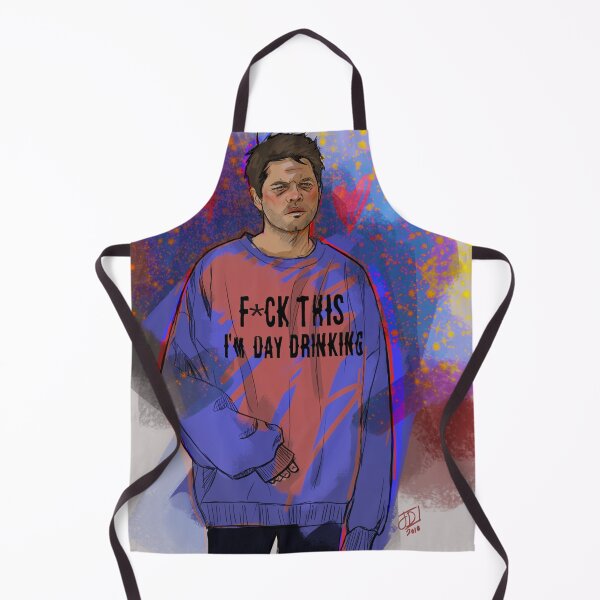 Item preview, Day-Drinking Castiel designed and sold by JackieDeeArt.