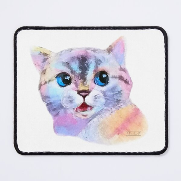 Item preview, shocked cat designed and sold by Colleenartx.