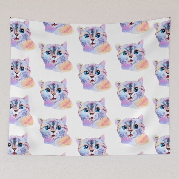Item preview, shocked cat designed and sold by Colleenartx.