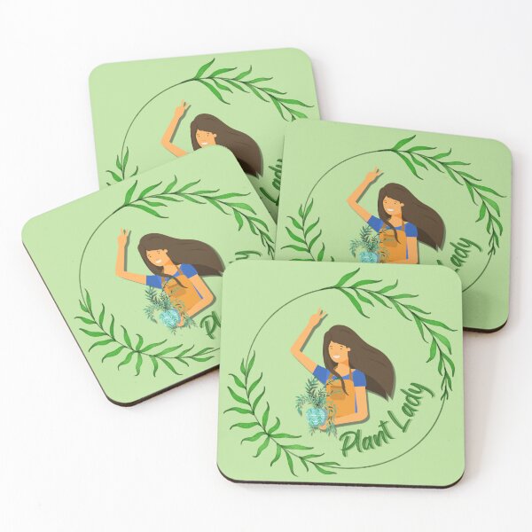 Item preview, A lovely design with gardeners in mind... Plant Lady in a foliage frame designed and sold by Wonder & Whimsy.