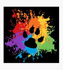 Paw Pride: Dark Photographic Print