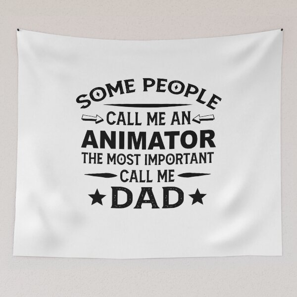 Item preview, animator Father Dad T-shirt gift for father's Day animator Dad Father's Day, animator Dad Hudband Christmas Gift designed and sold by xlnv.