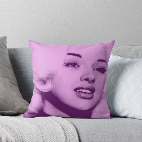 Aperçu de l'œuvre Diana Dors en rose et violet créée et vendue par carmencuarzo.