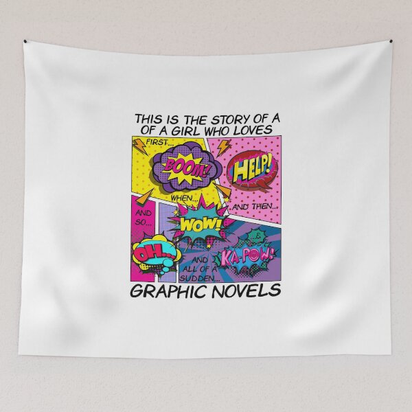 Item preview, ...A Girl Who Loves Graphic Novels (on White) designed and sold by epinkb.