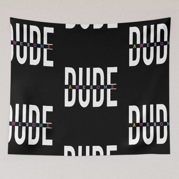 Item preview, Awesome dude designed and sold by Binarali.