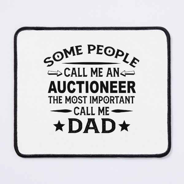 Item preview, auctioneer Father Dad T-shirt gift for father's Day auctioneer Dad Father's Day, auctioneer Dad Hudband Christmas Gift designed and sold by xlnv.
