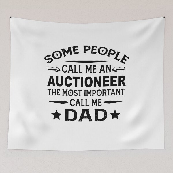 Item preview, auctioneer Father Dad T-shirt gift for father's Day auctioneer Dad Father's Day, auctioneer Dad Hudband Christmas Gift designed and sold by xlnv.