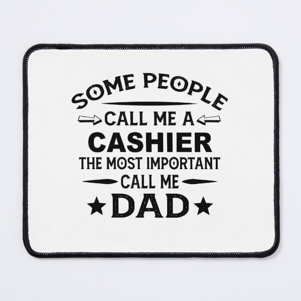 Item preview, Cashier Father Dad T-shirt gift for father's Day Cashier Dad Father's Day, Cashier Dad Hudband Christmas Gift designed and sold by xlnv.