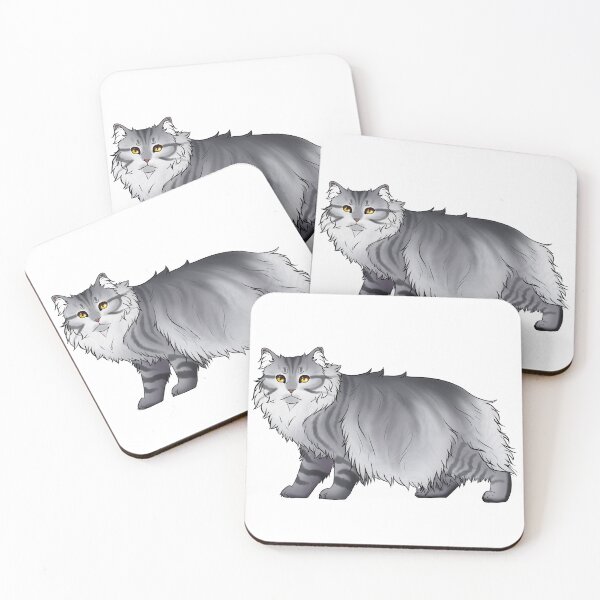 Item preview, Cymric cat designed and sold by NovaesArt.