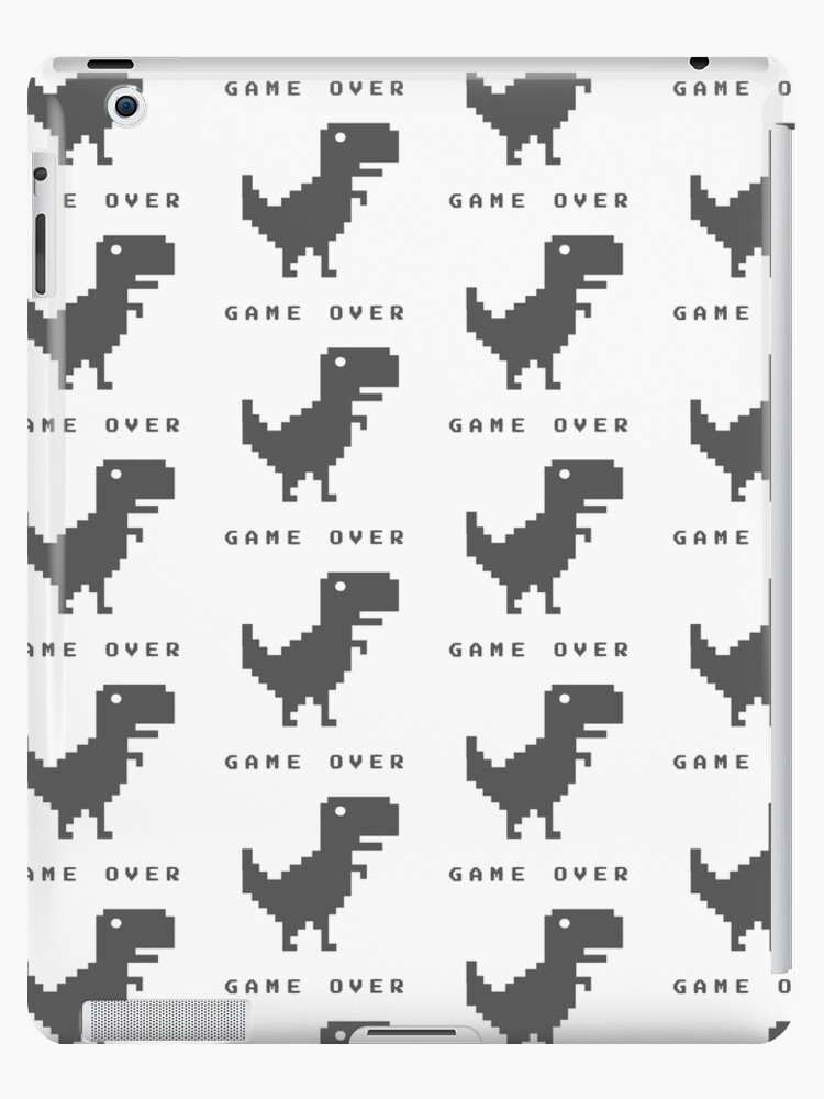 No Internet Dinosaur Game Over Meme | iPad Case & Skin