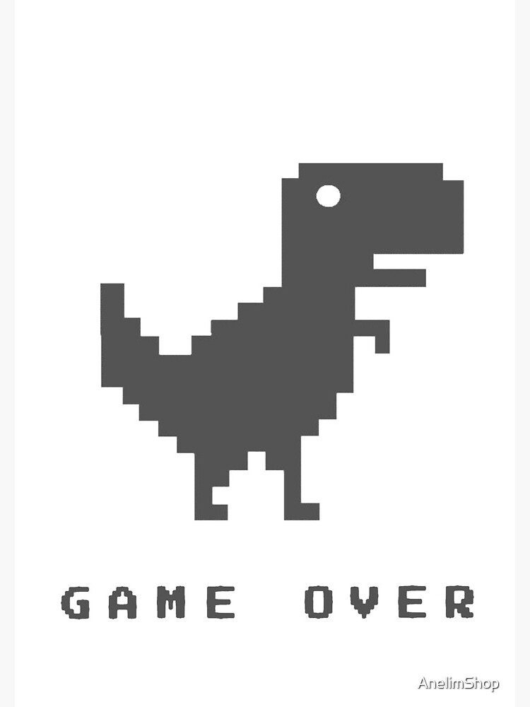 no-internet-dinosaur-game-over-meme-spiral-notebook-for-sale-by