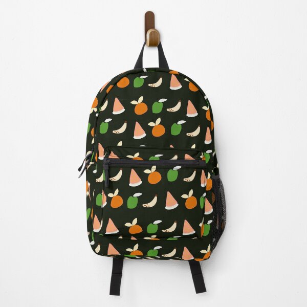 Item preview, Fruits in a Row - black/orange/green designed and sold by finchleydesigns.