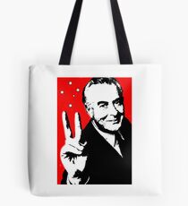 Gough instead of che, white on red Tote Bag