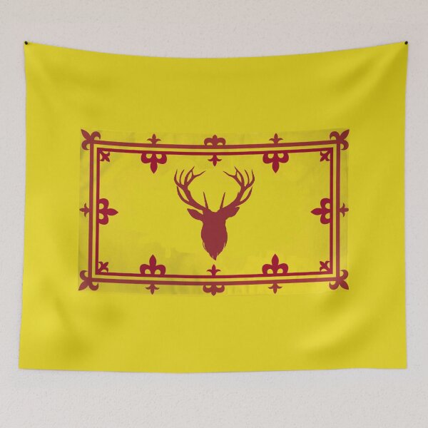 Item preview, Deer Scottish Royal Banner (bratach rioghail fhiadh) designed and sold by JonathanR1994.