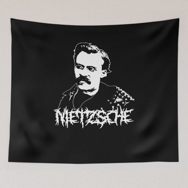 Item preview, Nietzsche is Metal designed and sold by shopMAC-ELON.