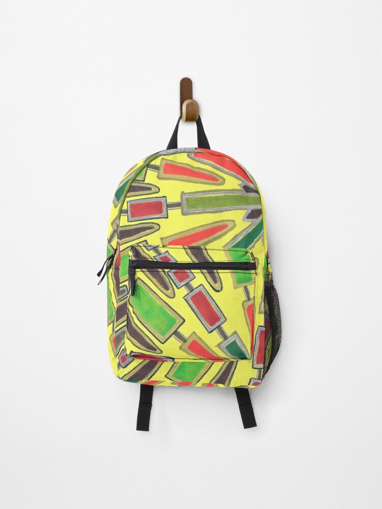 Thumbnail 1 of 3, Backpack, WHEELS GO ROUND AND ROUND designed and sold by doodlemaninnc.