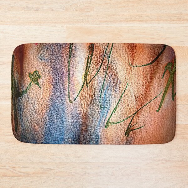 Item preview, Peach Background, Rough Texture, Handmade  Drawn Vertical Lines designed and sold by BranislavaBT.