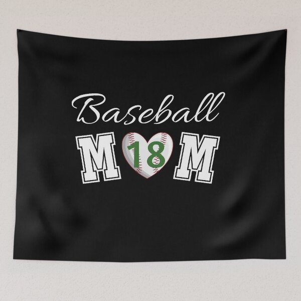 Item preview, Baseball Mom #18 designed and sold by two7designs.
