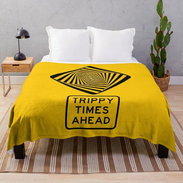 Item preview, Road Sign - Trippy Times Ahead designed and sold by Clusterfudge.