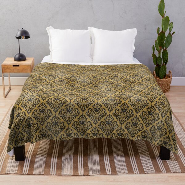 Item preview, Black And Gold Luxury Seamless Pattern designed and sold by delikedesign.