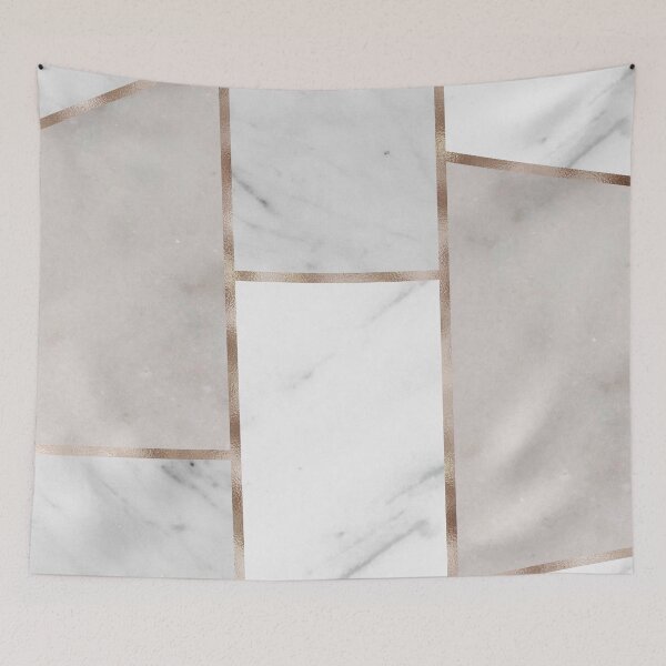 Item preview, Taupe stones - rose gold adorns designed and sold by marbleco.