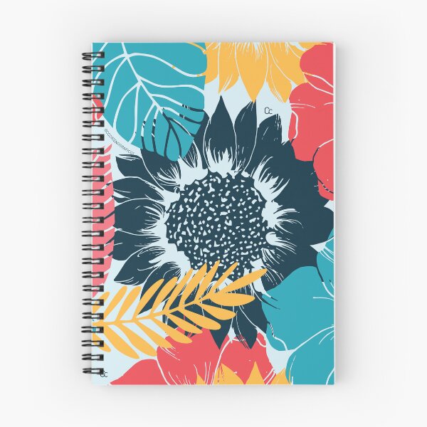 Item preview, light blue flower pattern designed and sold by CCDiseno.