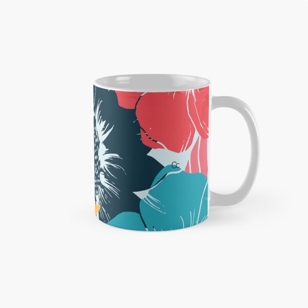 Item preview, light blue flower pattern designed and sold by CCDiseno.