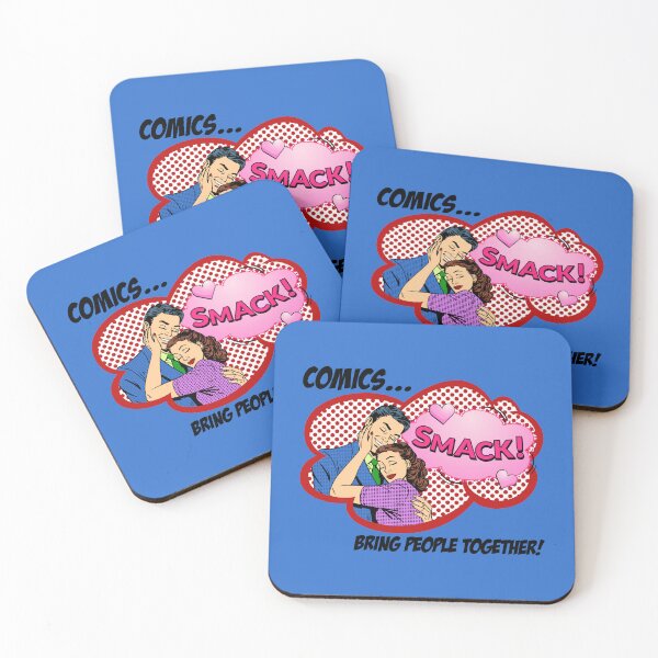 Item preview, Comics Bring People Together! (on Blue) designed and sold by epinkb.