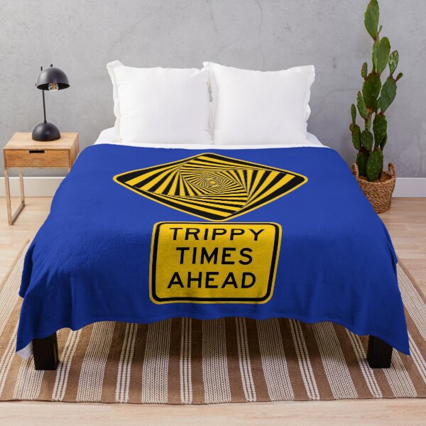 Item preview, Road Sign - Trippy Times Ahead designed and sold by Clusterfudge.