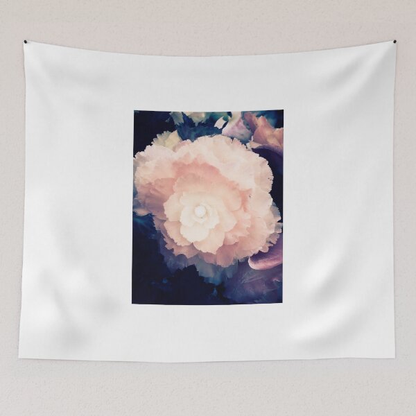 Item preview, vintage aesthetic blue pink yellow floral photography ethereal designed and sold by sielexis.