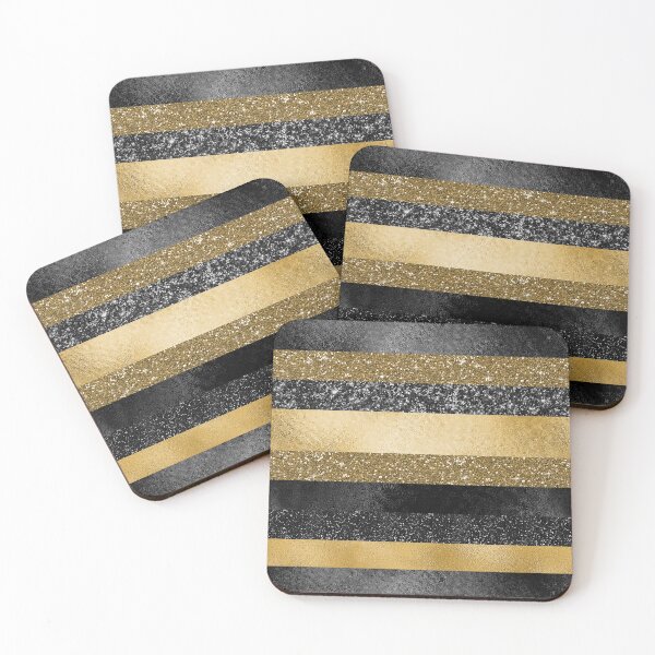 Item preview, Black And Gold Luxury Seamless Pattern designed and sold by delikedesign.