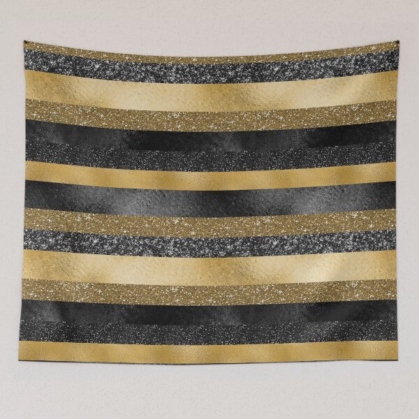 Item preview, Black And Gold Luxury Seamless Pattern designed and sold by delikedesign.