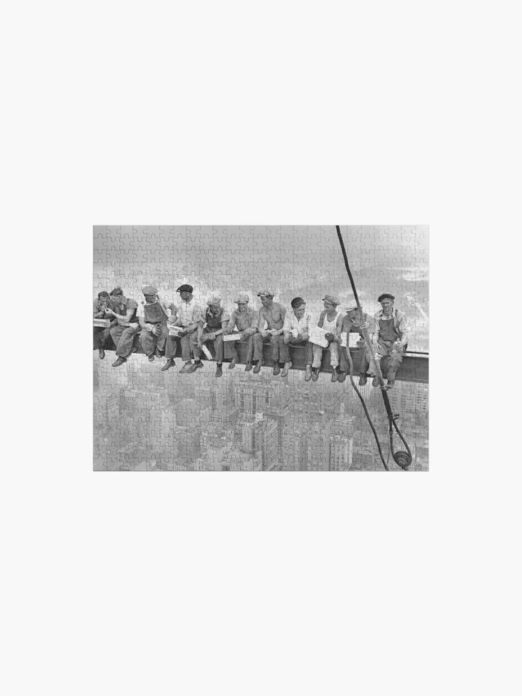 Lunch Atop a Skyscraper, New York Construction, 1932 Jigsaw Puzzle