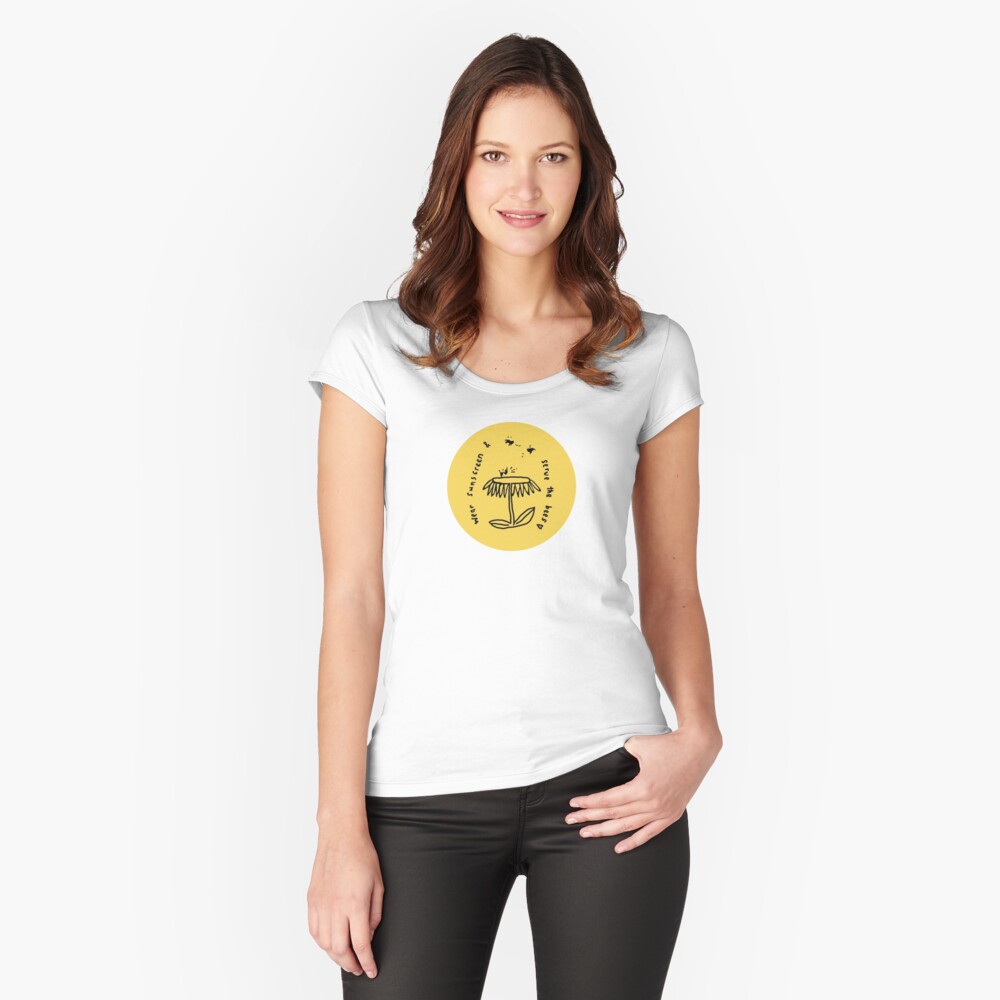 Item preview, Fitted Scoop T-Shirt designed and sold by evelyntran11.