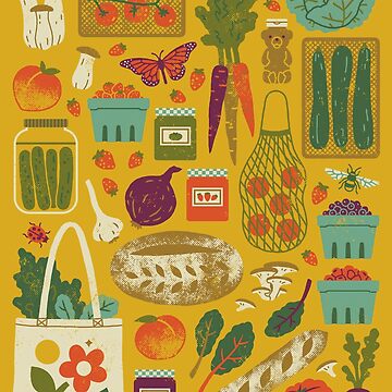Imagen de la obra Mercado de agricultores de Camille Chew