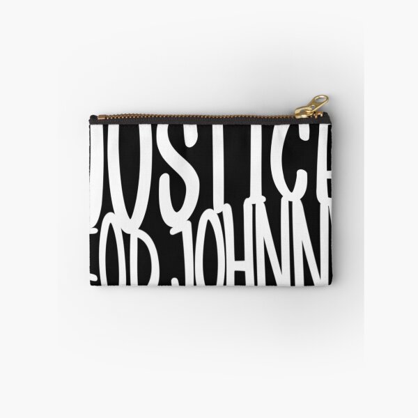 Item preview, Justice for Johnny simple wavy text with a little icon of Depp’s signature Lemtosh Glasses. designed and sold by MunsyArt.
